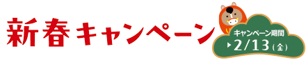新春キャンペーン