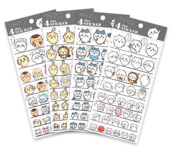 ちいかわ4サイズステッカー