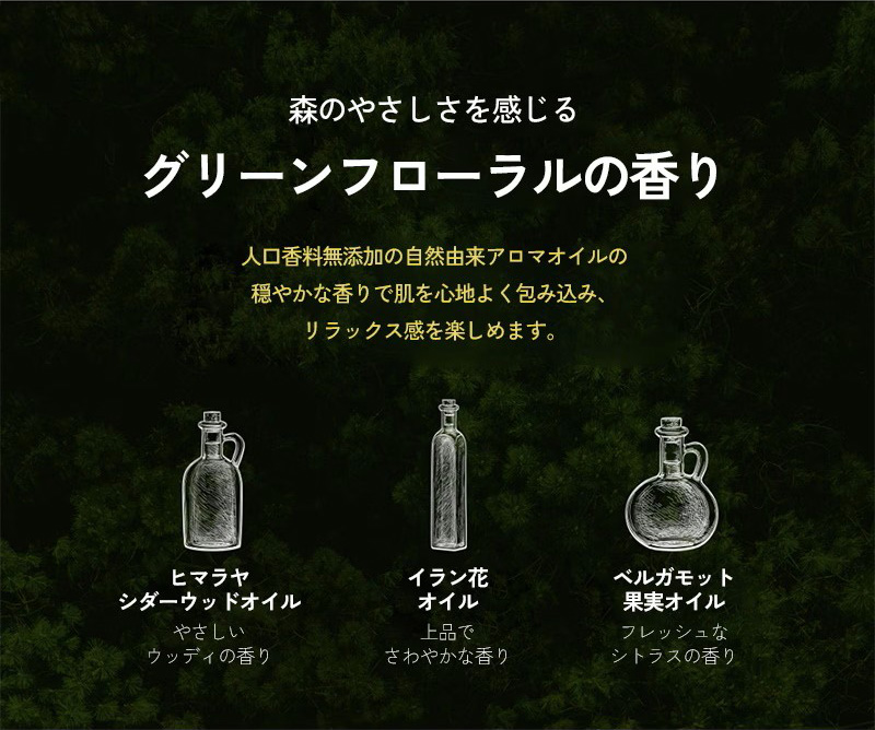 グリーンフローラルの香り