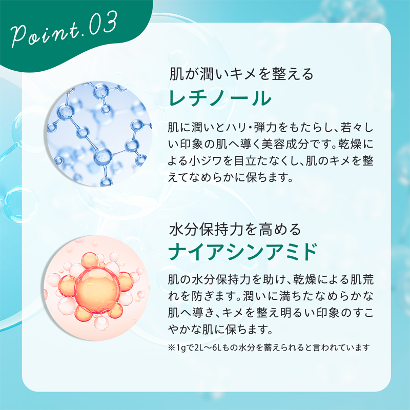 point03 レチノール/ナイアシンアミド