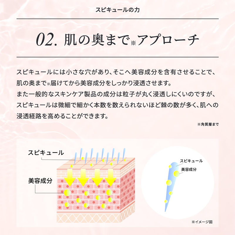 02 肌の奥までアプローチ