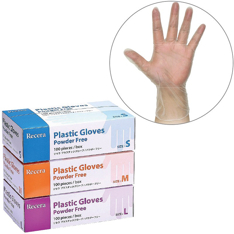 リセラ プラスチックグローブ パウダーフリー Mの通販 美っくる Ciモール