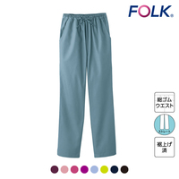【おソロ割】pantone レディス ストレート パンツ 6012SC ダークグレー L